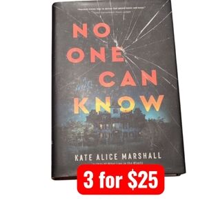 No One Can Know by Kate Alice Marshall  Hardcover